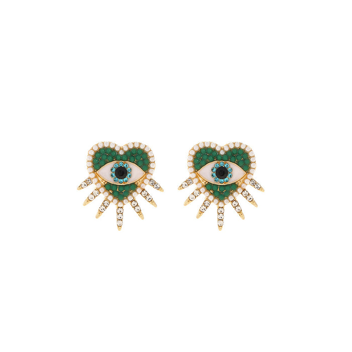 Evil Eye Stud Earrings