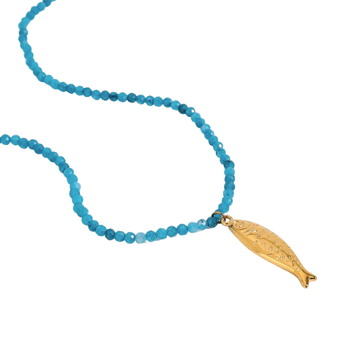 Fish Beaded Necklace