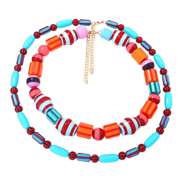 Mikonos Beaded Necklace
