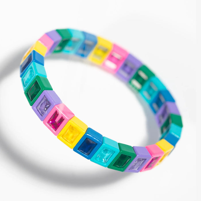 After Party Colorful Enamel  Bracelet