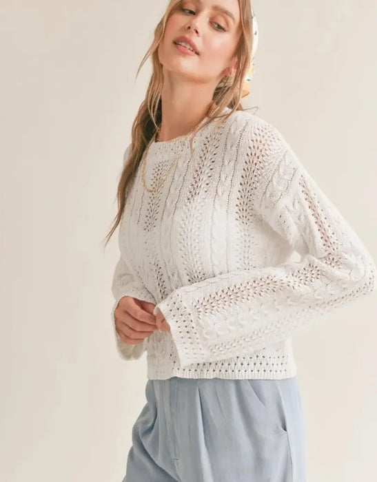 Ella Cable Knit Sweater