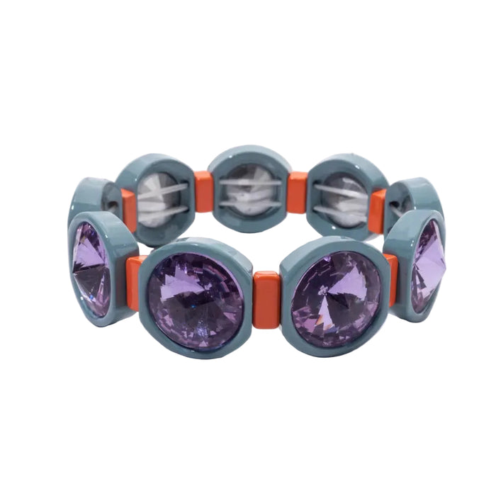 Enamel Prism Bead Bracelet