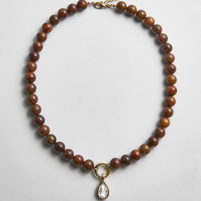 Sara Beaded Ring Necklace