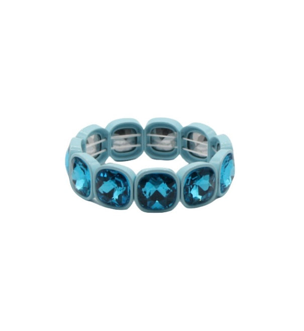 Crystal Cuff Enamel Bracelet