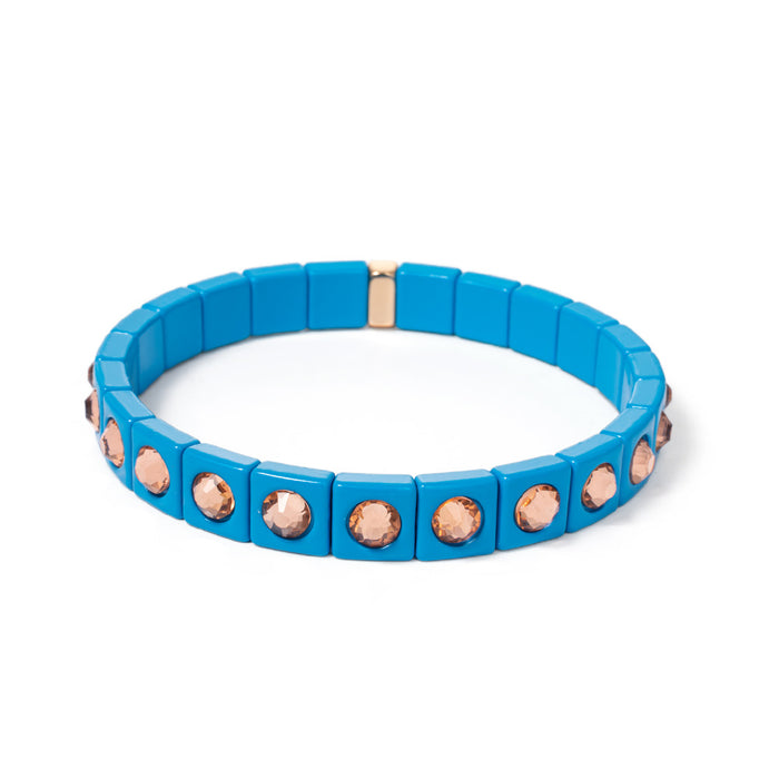 Crystal Spots Enamel Bracelet