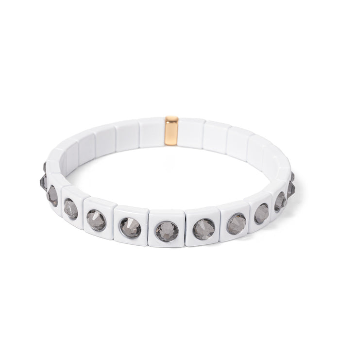 Crystal Spots Enamel Bracelet