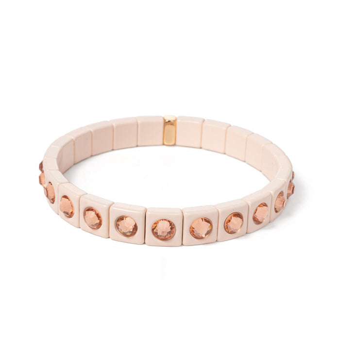 Crystal Spots Enamel Bracelet