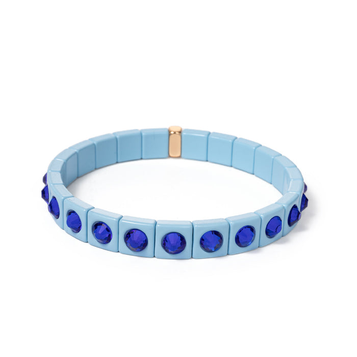 Crystal Spots Enamel Bracelet
