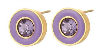 Colorful Crystal Stud Earrings