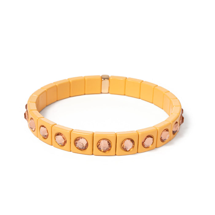 Crystal Spots Enamel Bracelet