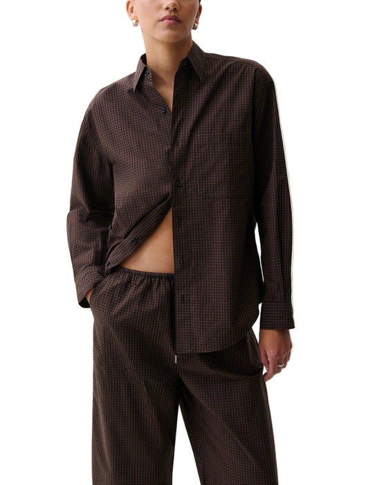 Mila Button Down Wrap Top