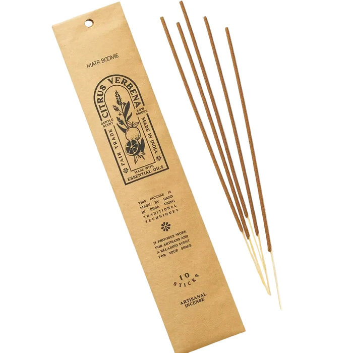 Citrus Verbena Incense - 10 Sticks