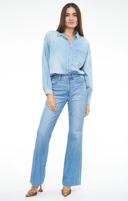 Sloane Oversized Button Shirt - Edgewater