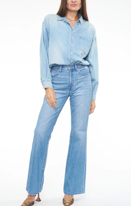 Sloane Oversized Button Shirt - Edgewater