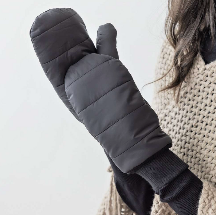 Solid Padded Mittens