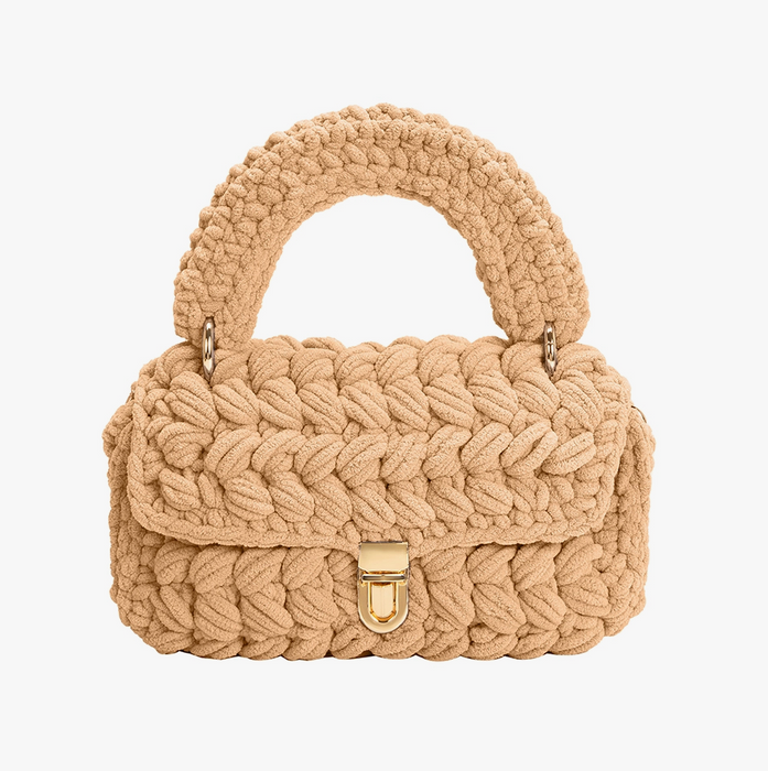 Avery Biscuit Chenille Crossbody Bag
