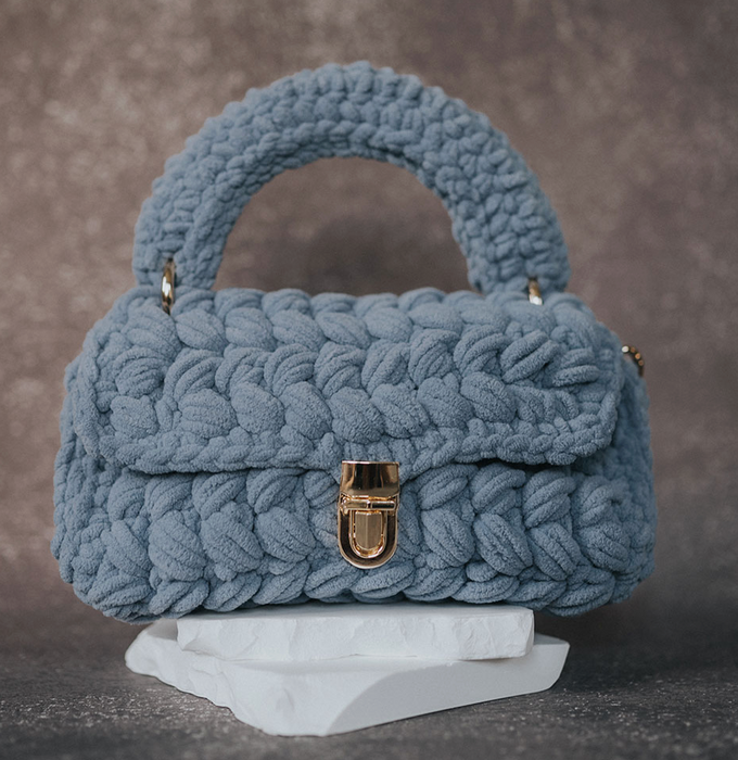 Avery Biscuit Chenille Crossbody Bag