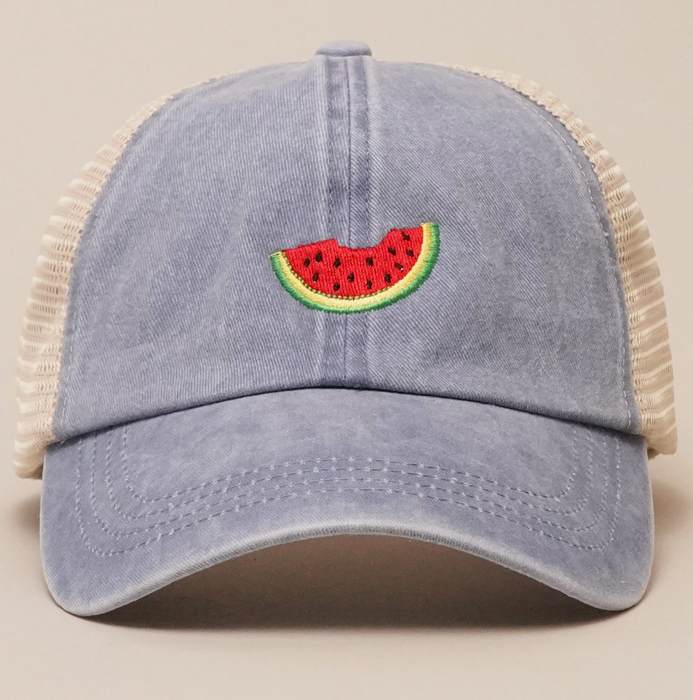 Watermelon Mesh Baseball Cap