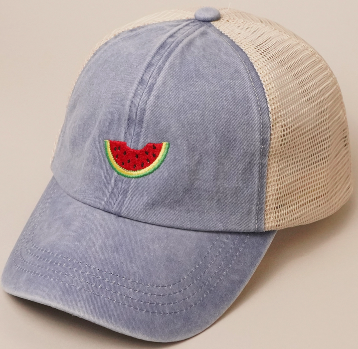 Watermelon Mesh Baseball Cap