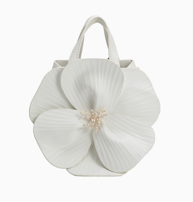 Monroe Flower Top Handle Bag