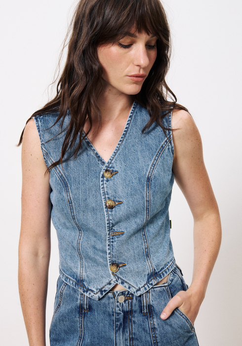 Carima Blue Jean Vest