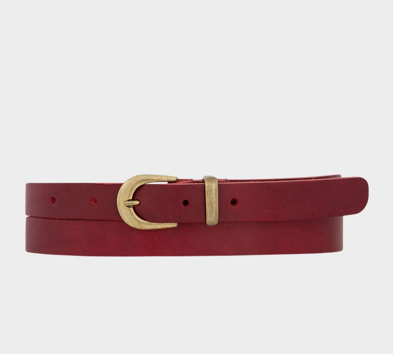 Ank | Classic Skinny Leather Belt