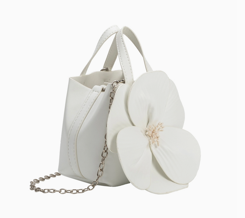 Monroe Flower Top Handle Bag