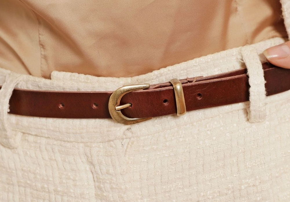 Ank | Classic Skinny Leather Belt