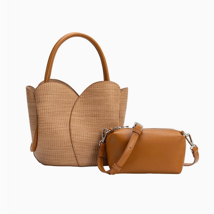 Tulip Top Handle Bag