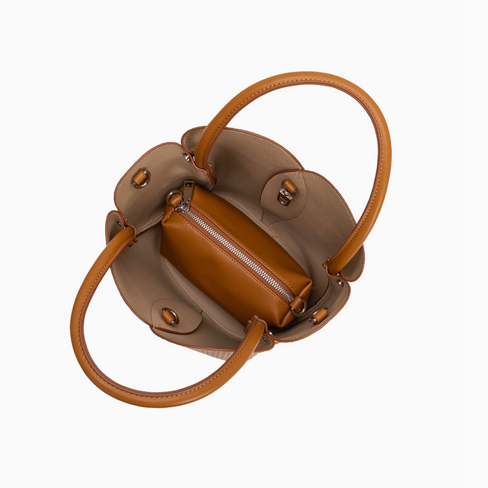 Tulip Top Handle Bag