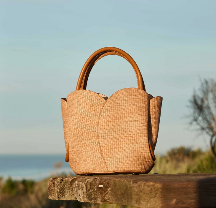 Tulip Top Handle Bag