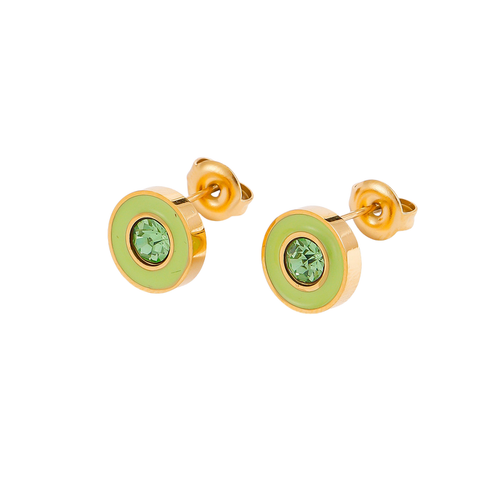 Colorful Crystal Stud Earrings