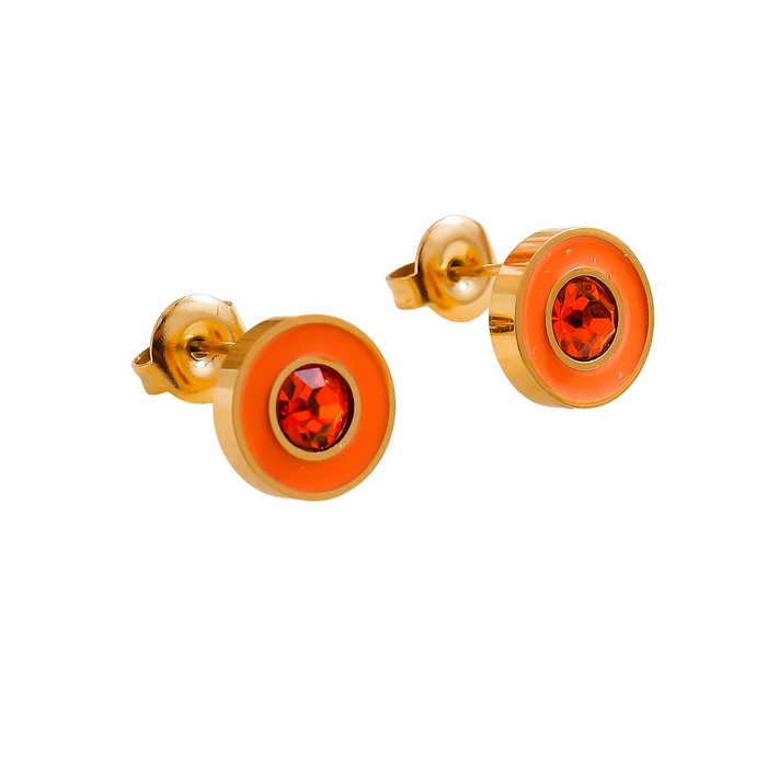 Colorful Crystal Stud Earrings