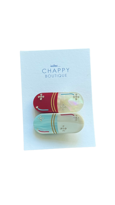 Pills Hair Clip Set