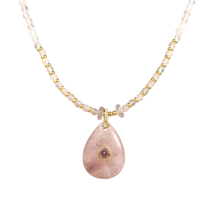 Noca Semi-Precious Beaded Necklace