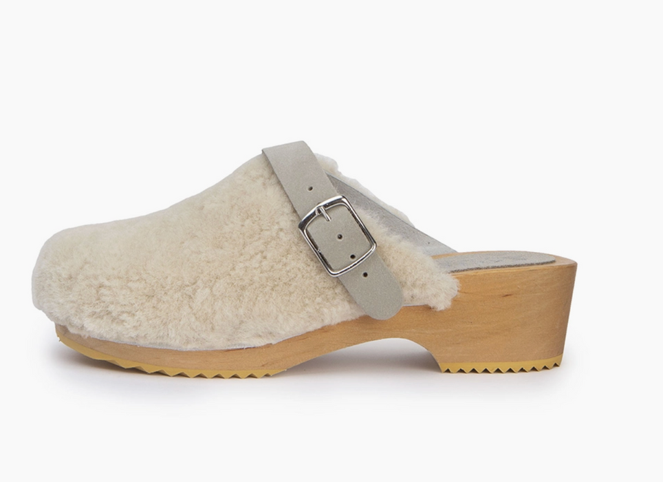 Emilia Fur Clog