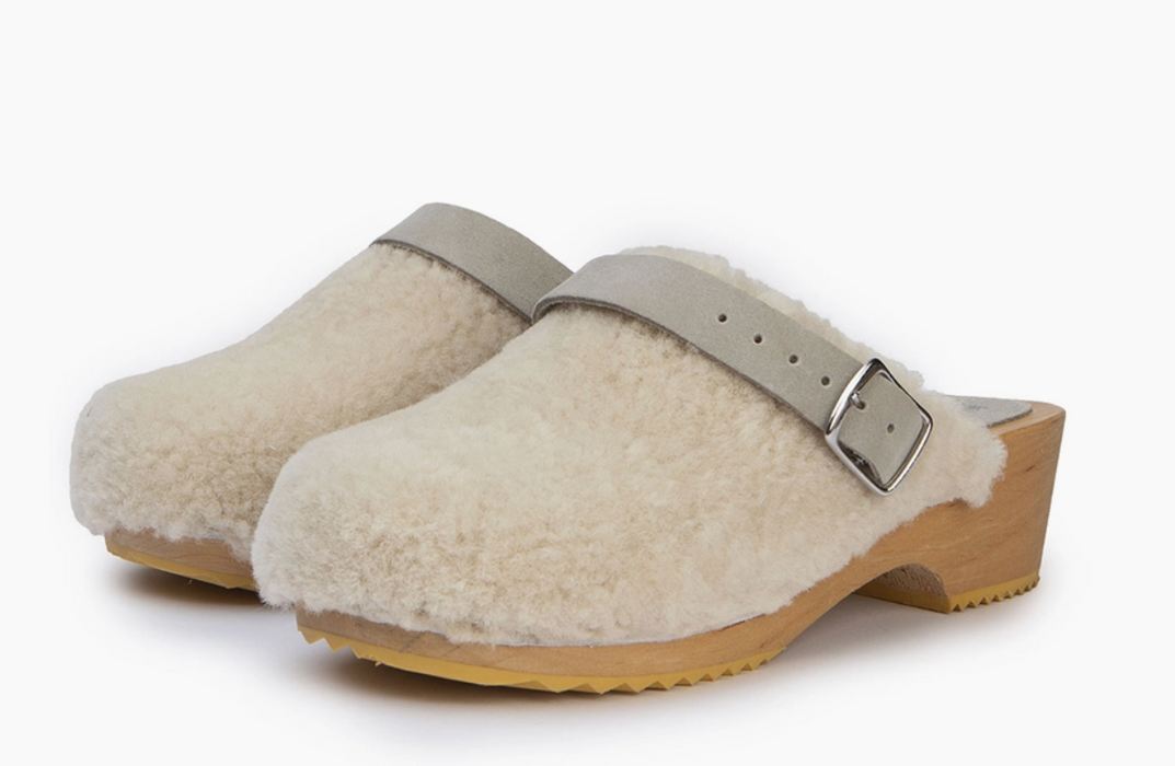 Emilia Fur Clog