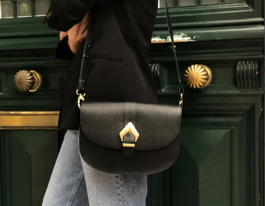 Golden Arrow Leather Bag