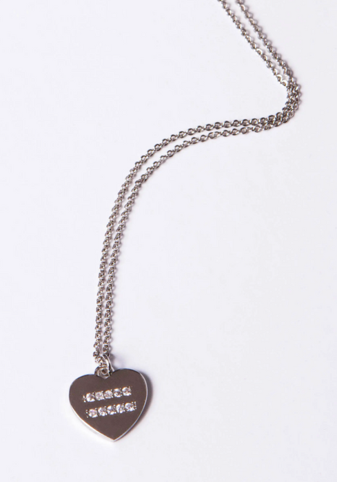 Equality Heart Pendant Necklace