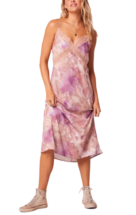 Amaranth Tie Dye Dress