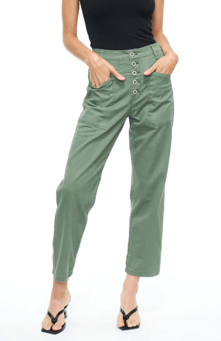 Tammy High Rise Trouser - Colonel