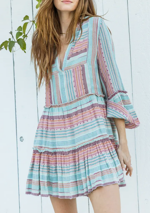 Multicolor Stripe Dress