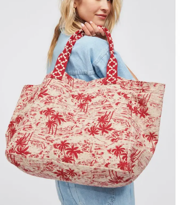 Marbella Print Tote