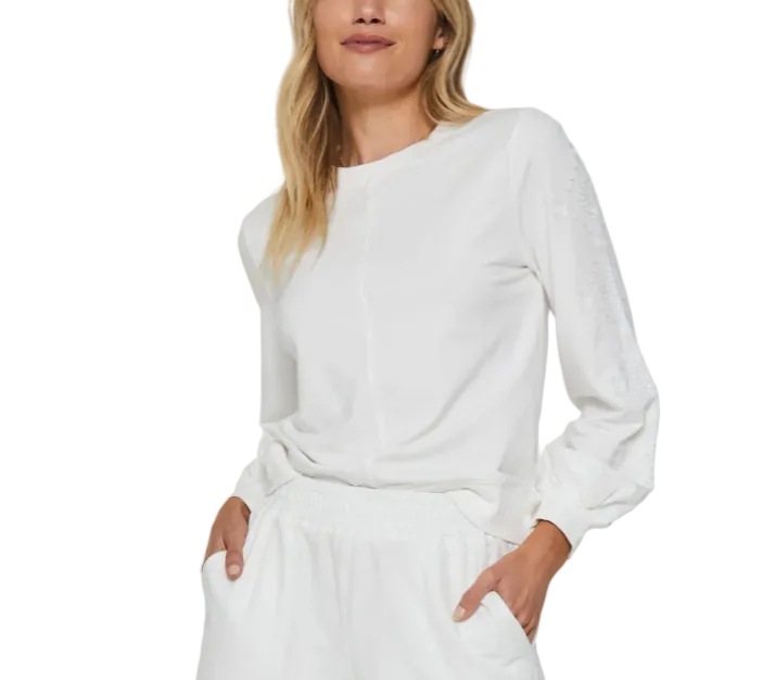 Murray Eyelet Embroidery Top - White