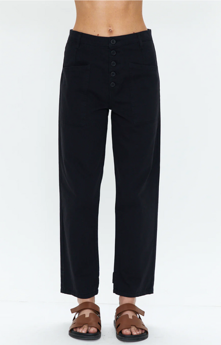 Tammy High Rise Trouser - Fade to Black