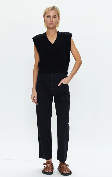 Tammy High Rise Trouser - Fade to Black